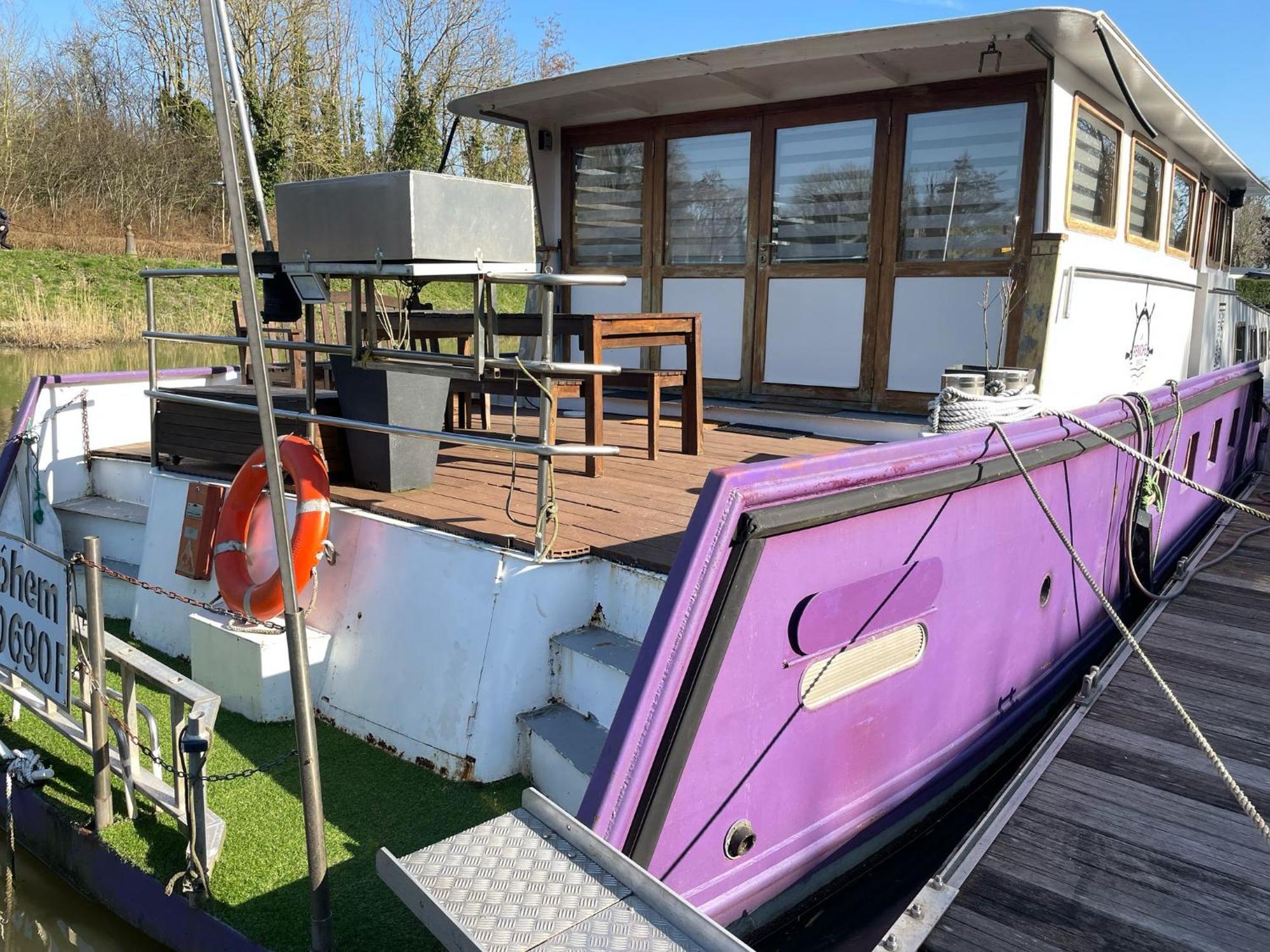 Nuit Insolite A Bord D'Une Peniche, 6 Personnes Bergues Exterior foto